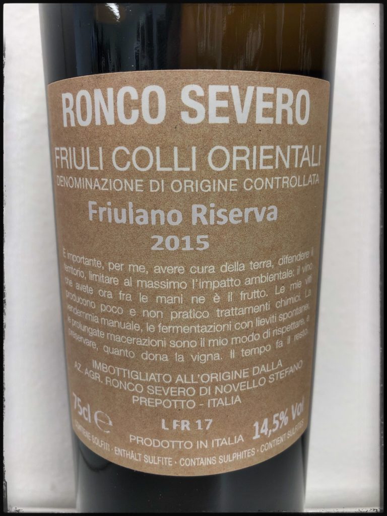 Friulano Colli Orientali Ronco Severo