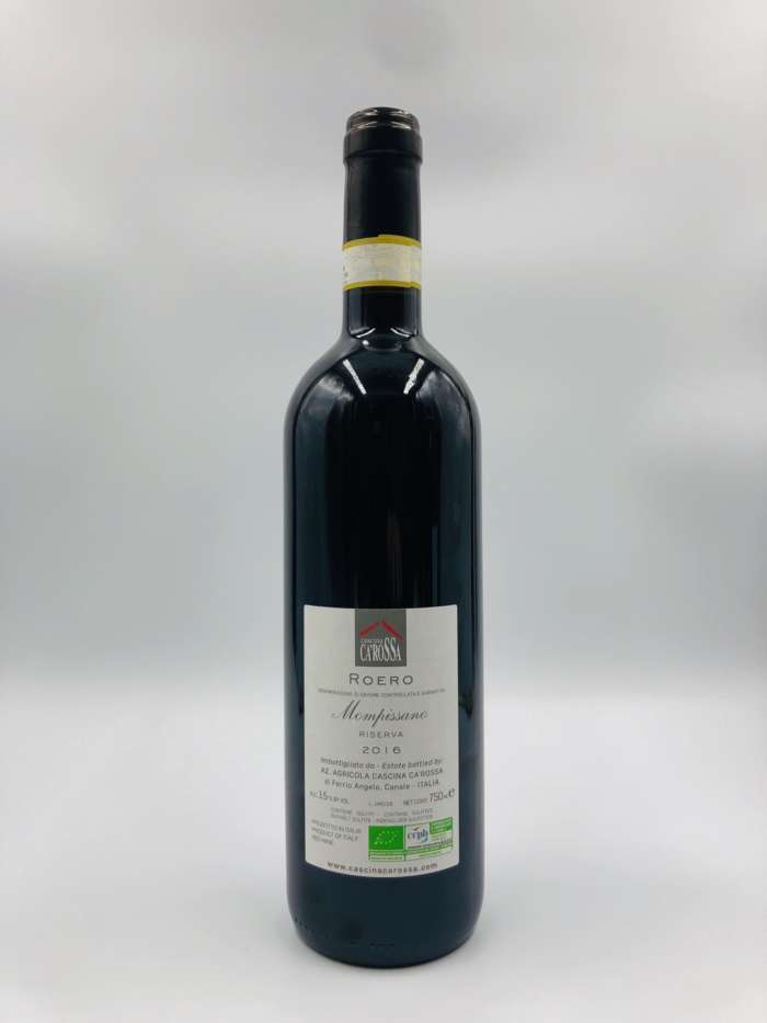 Roero Riserva "Mompissano" 2016 - Cascina Ca' Rossa - immagine 2