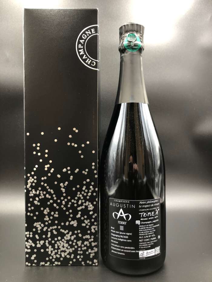 Champagne Blanc de Noirs Brut Nature "Terre" (astuccio) - Augustin - immagine 2