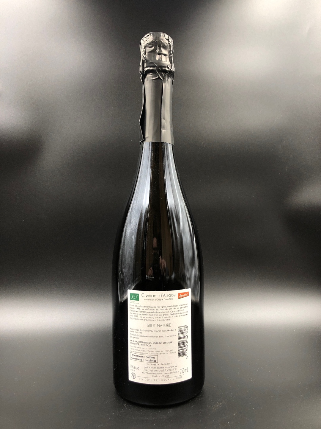 Crémant d\'Alsace Brut Nature 2018 - Geschickt - Botrytis Enoteca Ferrara