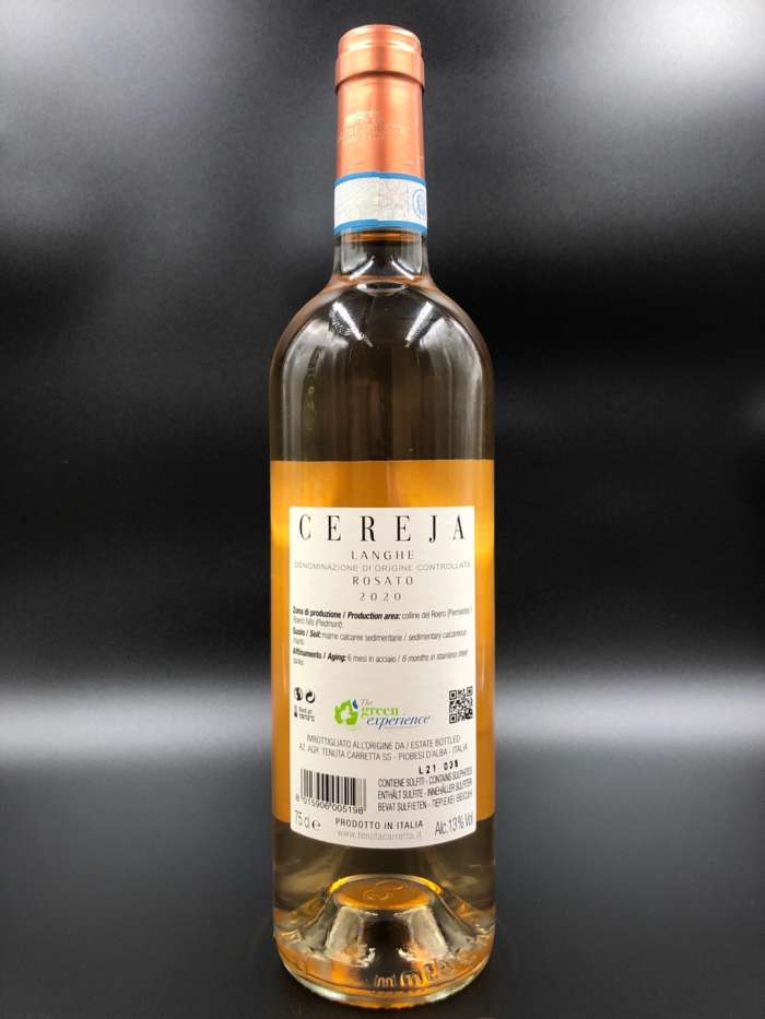 Langhe Rosato "Cereja" 2020 - Tenuta Carretta - immagine 2