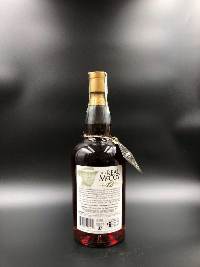 Single Blended Rum "Prohibition Tradition" 12 YO - The Real McCoy - immagine 2