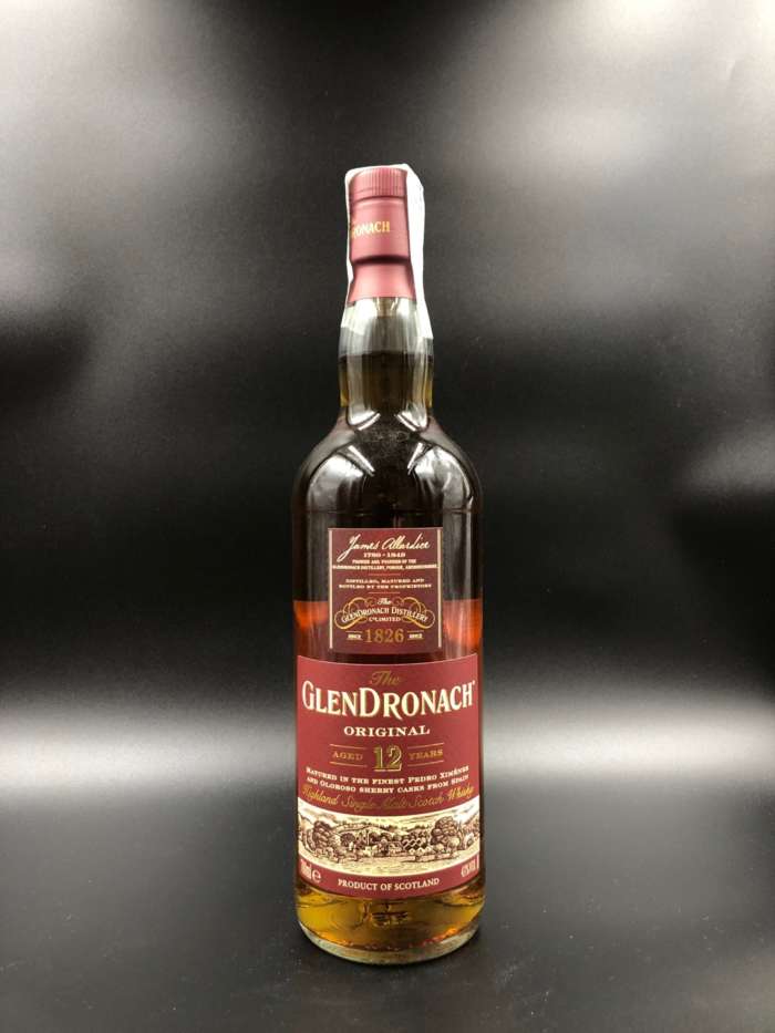 Single Malt Whisky Highland 12 YO (astuccio) - Glendronach