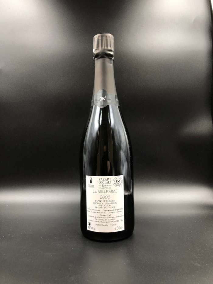 Champagne Grand Cru Blanc de Blancs Brut Nature Le Millesime 2005 - Vazart Coquart - immagine 2
