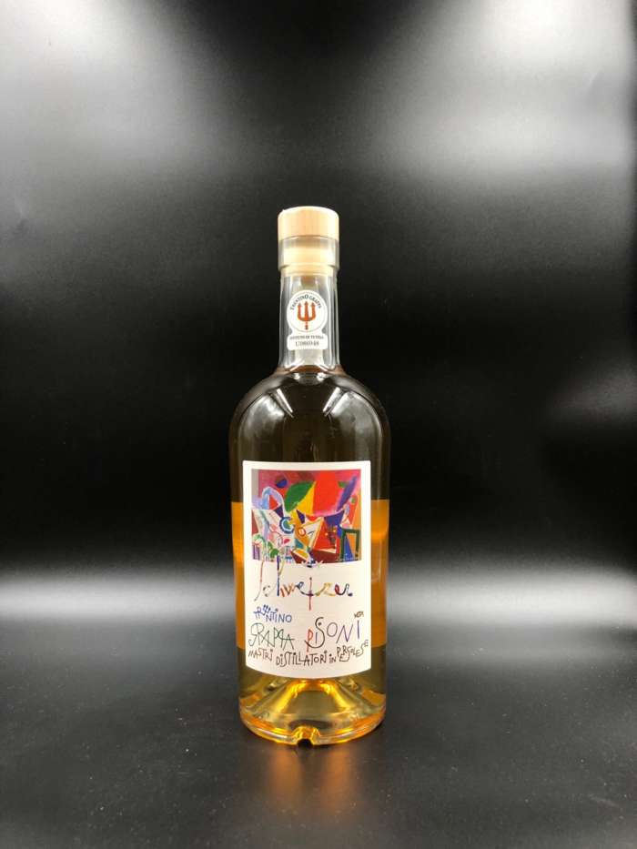 Grappa “Riccardo Schweizer” Barricata (con astuccio) - Pisoni