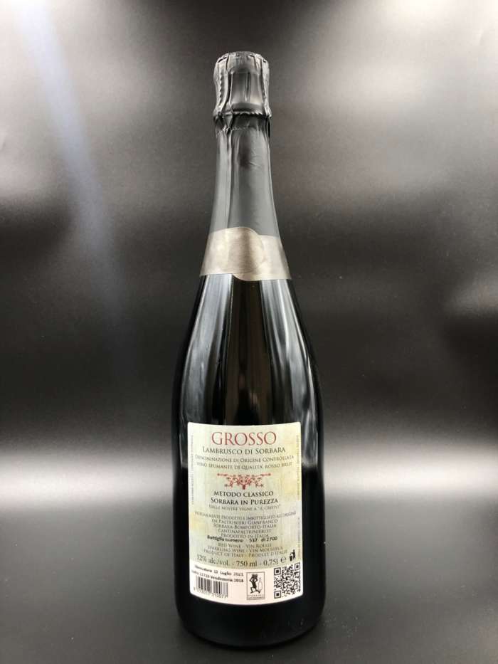 Lambrusco di Sorbara Metodo Classico Brut "Grosso" 2019 - Paltrinieri - immagine 2