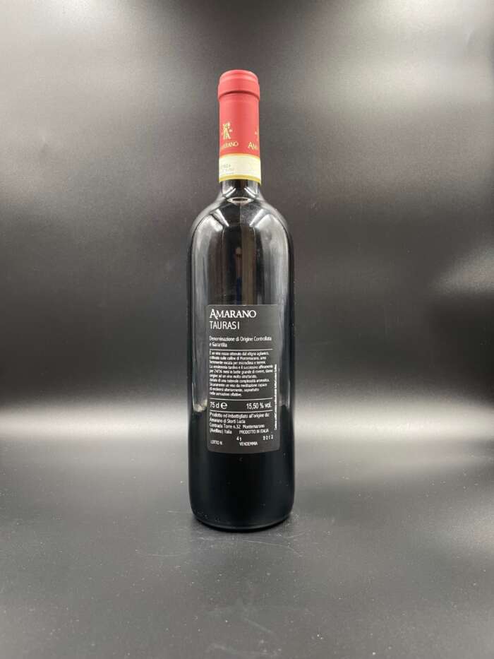 Taurasi "Principe Lagonessa" 2012 - Amarano - immagine 2