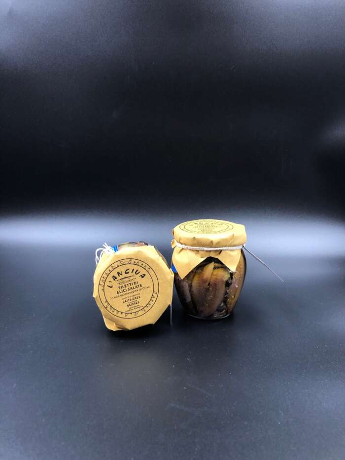 Filetti di Alici in Olio Extravergine 250 gr - L' ANCIUA