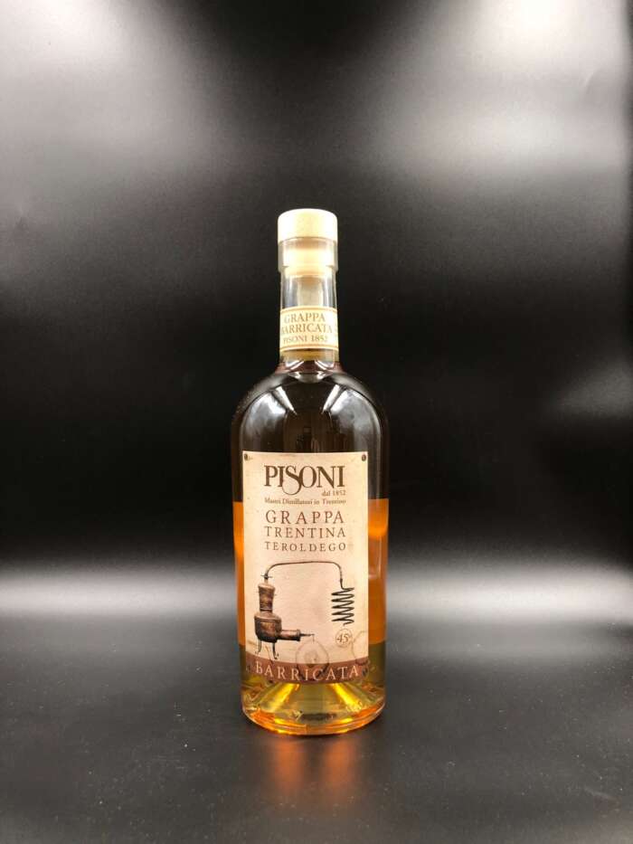 Grappa di Teroldego Barricata (con astuccio) - Pisoni