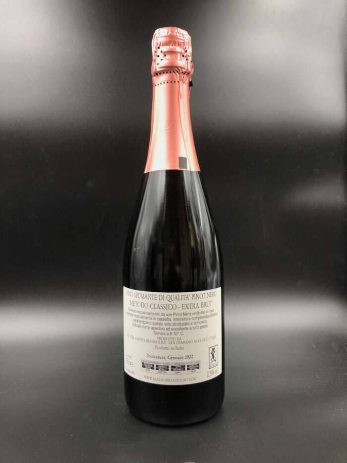 Pinot Nero Rosè Metodo Classico Extra Brut "Note d'Agosto" - Alessio Brandolini - immagine 2