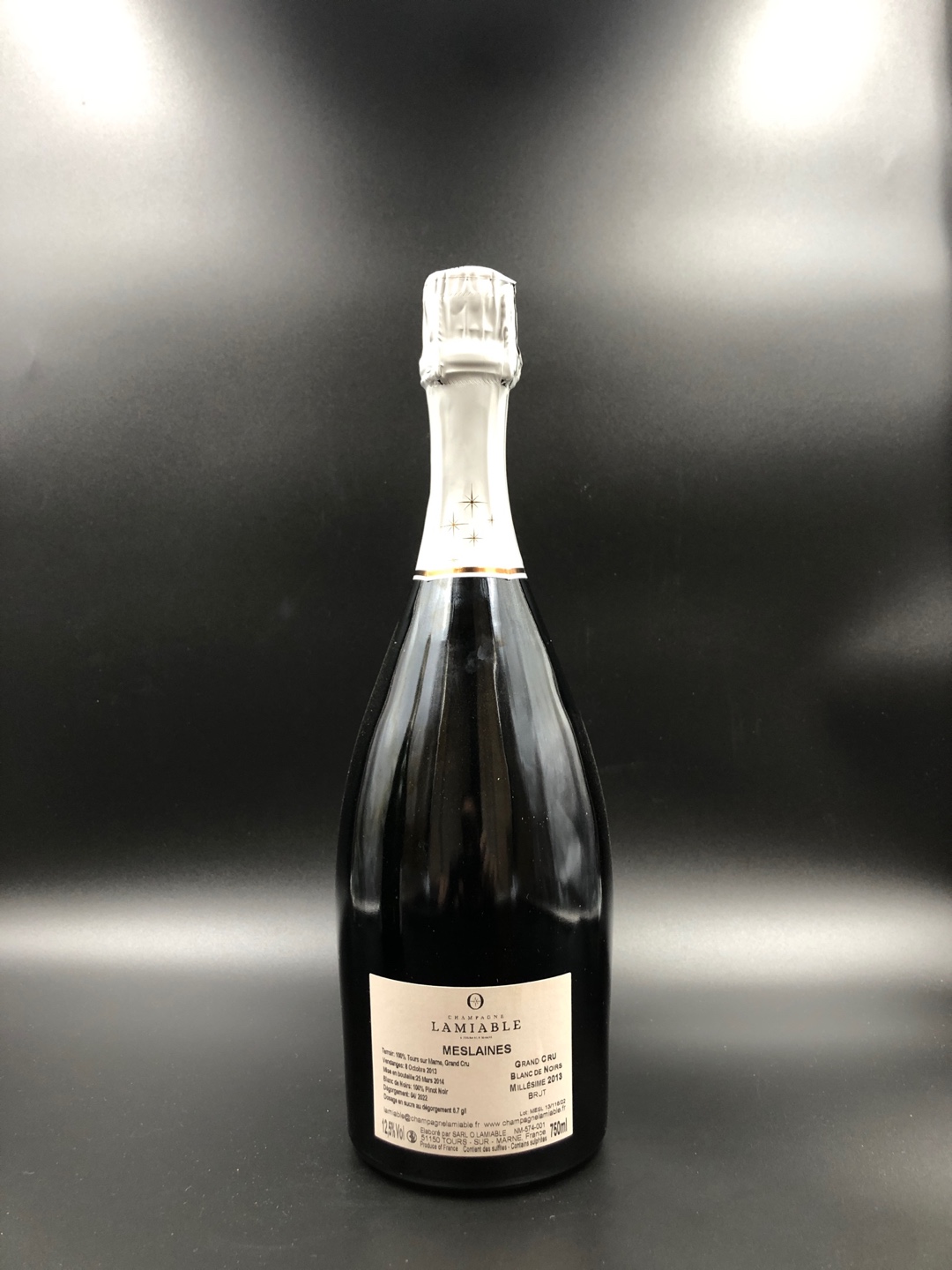 Champagne Grand Cru Blanc de Noirs Brut "Les Meslaines" 2014 - Lamiable - immagine 2